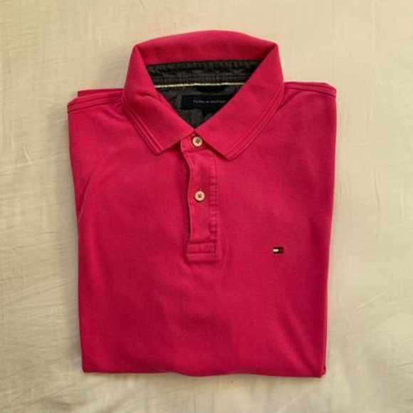 Tommy Hilfiger Pink Polo - Picture 3 of 4